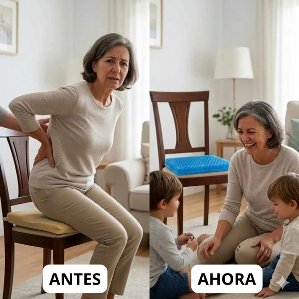 Siéntate Sin Dolor - Cojín Ergonómico de Gel™