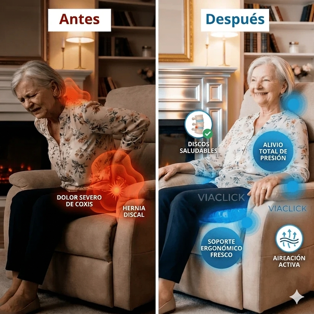 Siéntate Sin Dolor - Cojín Ergonómico de Gel™