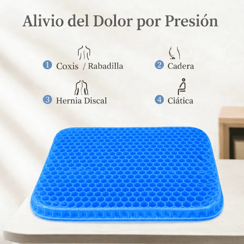 Siéntate Sin Dolor - Cojín Ergonómico de Gel™